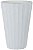 Vaso Creta Conico Branco 24cm - Imagem 1