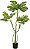 Planta Artificial Arvore Costela De Adão Real Toque Pu C/Pote X14 Verde 1,4cm - Imagem 1