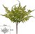 Planta Artificial Folhagem Samambaia C/Print X13 Verde 2T 47cm - Imagem 1