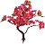 Planta Artificial Arvore Bonsai Cerejeira X81 Rosa 37cm - Imagem 1