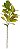 Planta Artificial Galho Croton Real Toque X31 Verde Amarelo 1,05cm - Imagem 1
