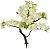 Planta Artificial Arvore Bonsai Cerejeira X81 Creme 37cm - Imagem 1