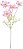 Haste Cosmos C/Flocked X4 Rosa Claro 60cm - Imagem 1