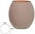 Vaso Vidro Santiago Decorativo Nude 19X10cm - Imagem 1