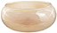Vaso Vidro Lagoon Decorativo Ambar Fundido 8X19cm - Imagem 1
