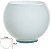 Vaso Vidro Tailandia Decorativo Branco 13X12cm - Imagem 1