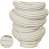 Vaso Decorativo Resina Branco 32,6cm - Imagem 1