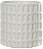 Vaso Decorativo Ceramica Branco 12,7cm - Imagem 1