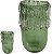 Vaso Decorativo Vidro Verde 34cm - Imagem 1