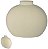 Vaso Decorativo Ceramica Bege 32,5cm - Imagem 1