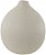 Vaso Decorativo Ceramica Bege 20cm - Imagem 1
