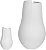 Vaso Decorativo Ceramica Branco 31cm - Imagem 1