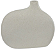 Vaso Decorativo Poliresina Off White 20,5cm - Imagem 1