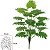 Planta Artificial Arvore Philo Real Toque X18 Verde 75cm - Imagem 1
