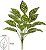 Planta Artificial Arvore Calathea Real Toque X18 Verde Creme 64cm - Imagem 1