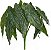 Planta Artificial Folhagem Begonia Maculata Forracao Real Toque Toque X14 Verde 26cm - Imagem 1