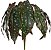 Planta Artificial Folhagem Begonia Maculata Forracao Real Toque Toque X14 Verde Purpura 26cm - Imagem 1