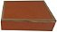Caixa Decorativa MDF Laranja Rose 24cm - Imagem 1