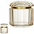 Caixa Decorativa Cristal Ambar 11cm - Imagem 1