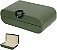 Caixa Decorativa MDF Revestimento Pu Verde 25,5cm - Imagem 1