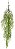 Planta Artificial Folhagem Grass Pendurar X82 Verde 1M - Imagem 1