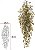 Planta Artificial Folhagem Folha Pendurar C/Powder X27 Verde Outono 90cm - Imagem 1