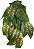 Planta Artificial Folhagem Caladium Pendurar X29 Verde Vermelho 45cm - Imagem 1