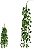 Planta Artificial Folhagem Folha Pendurar X5 Verde 75cm - Imagem 1