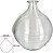 Vaso Decorativo Vidro Transparente 29,7cm - Imagem 1