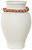 Vaso Decorativo Ceramica Off White 32cm - Imagem 1