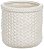 Vaso Decorativo Ceramica Branco Mate 10,5cm - Imagem 1
