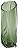 Vaso Decorativo Vidro Verde 31cm - Imagem 1