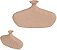 Vaso Decorativo Ceramica Terracota Bege 13cm - Imagem 1