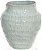 Vaso Decorativo Ceramica Azul 28cm - Imagem 1