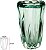 Vaso Decorativo Vidro Tipo Murano Verde 23cm - Imagem 1