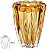 Vaso Decorativo Vidro Tipo Murano Ambar 17cm - Imagem 1