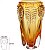 Vaso Decorativo Vidro Tipo Murano Ambar 25cm - Imagem 1