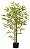 Planta Artificial Arvore Bamboo Real Toque C/Pote X762 Verde 1,2cm - Imagem 1