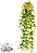 Planta Artificial Folhagem Margarida Pendente X118 Amarelo 85cm - Imagem 1