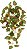 Planta Artificial Folhagem Coleus Pendente Real Toque X84 Verde Vermelho 60cm - Imagem 1