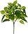 Planta Artificial Folhagem Jiboia Forracao Real Toque X42 Verde Creme 35cm - Imagem 1