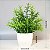Arranjo Artificial Com Verdinho Com Vaso Home Office Prateleira Decoração - Imagem 12