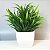 Arranjo Artificial Com Verdinho Com Vaso Home Office Prateleira Decoração - Imagem 6