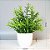 Arranjo Artificial Com Verdinho Com Vaso Home Office Prateleira Decoração - Imagem 8