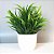 Arranjo Artificial Com Verdinho Com Vaso Home Office Prateleira Decoração - Imagem 18