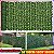Folhagem Artificial Grama 1m/3m Painéis de Cerca de Folha Verde - Imagem 1