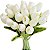 Kit de Tulipas com 10 peças Flor Artificial Real Toque Realista Buquê - Imagem 8
