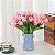 Kit de Tulipas com 10 peças Flor Artificial Real Toque Realista Buquê - Imagem 12