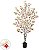 Planta Artificial Arvore Cerejeira C/Pote X744 Branco Rosa 1.4m - Imagem 1