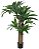 Planta Artificial Arvore Dracena Pau D'Agua Real Toque C/Pote Pu X130 Verde 1.3m - Imagem 1